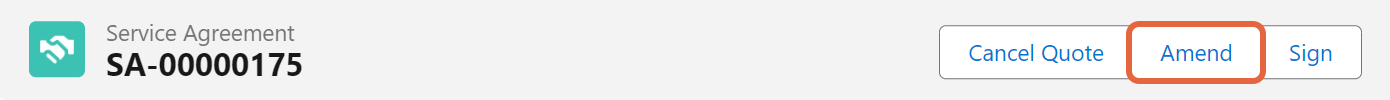 Amend button