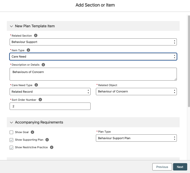 plant template item example